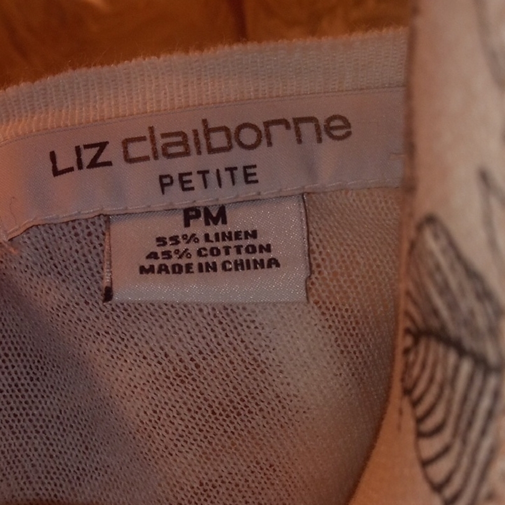 Liz Claiborne Off-White Women's Open Cardigan - Picture 2 of 6